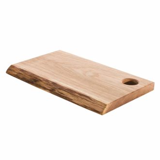 Tölgyfa tálalódeszka 30 × 15 cm, TROPOS – VERLO