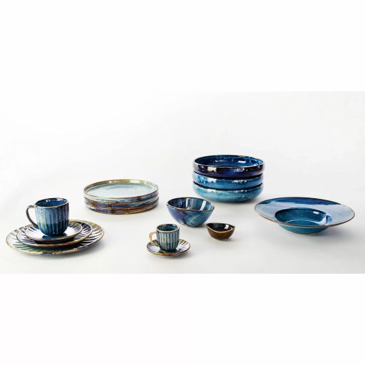 Tál 18 cm DEEP BLUE – VERLO, 4 darab/csomag