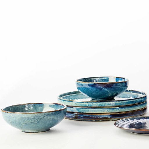 Tál 18 cm DEEP BLUE – VERLO, 4 darab/csomag