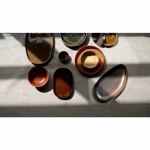 Ovális tál 33x18 cm FIRE - VERLO, 4 darab/csomag